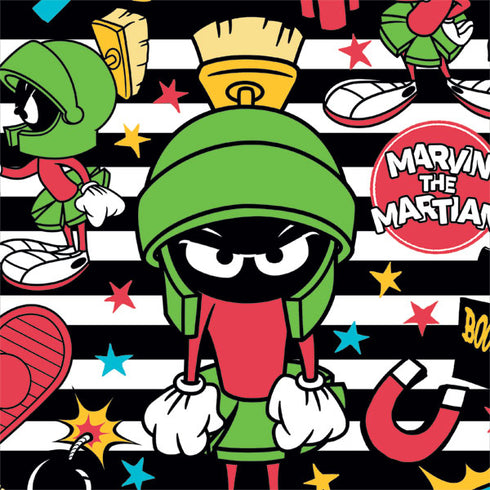 Looney Tunes Marvin the Martian Striped Patches Wii Remote Controller Skin